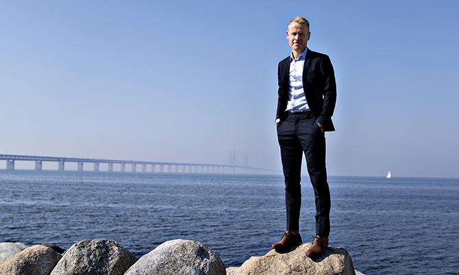 Linus Eriksson, vd Øresundsbron håller i EFL Hot spot