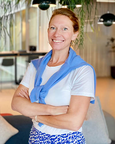 Ebba Nettelbladt Brötell från ManpowerGroup talar på EFL Hot Spot