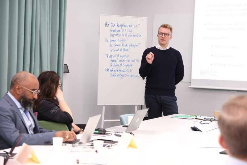 AI-strategi för ledare - en 3,5-dagarskurs på EFL