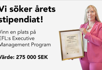 stipendium till EFL:s executive management program