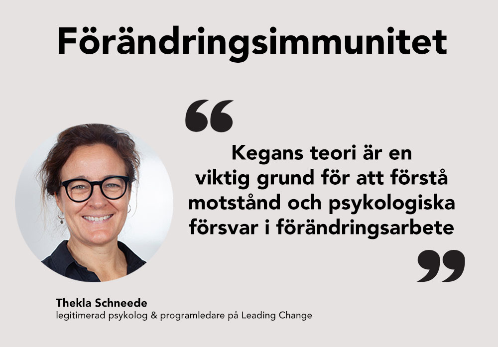 Förändringsimmunitet med Thekla Schneede