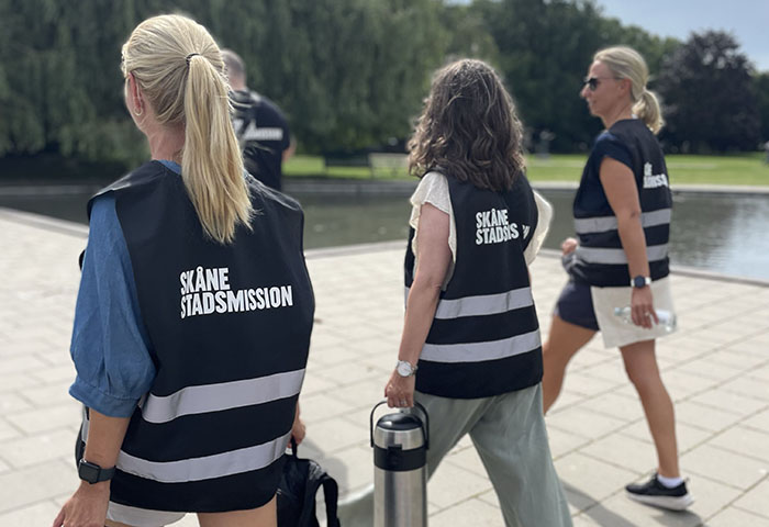 EFL volonärarbetar på Skåne Stadsmission