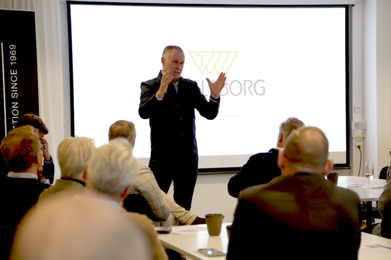 EFL:s alumniträff 2026 tillsammans med Peter Nilsson, vd på Trelleborg AB