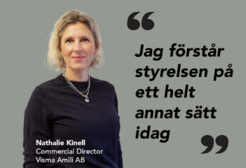 Nathalie Kinell, Commercial Director på Visma Amili AB berättar om EFL:s Styrelseprogram