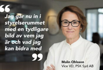 Malin Ohlsson, vice vd på PSK Syd AB om EFL:s Styrelseprogram